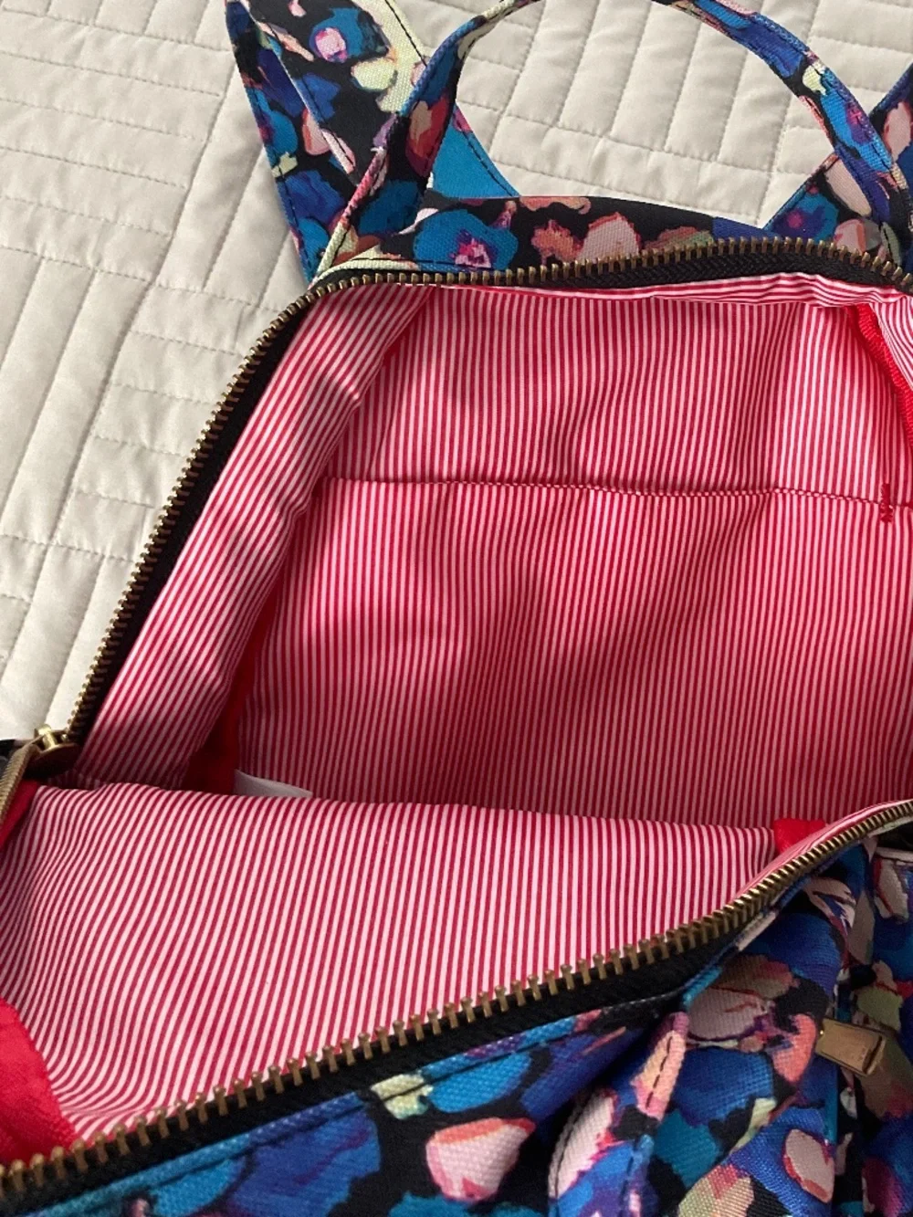 Herschel floral backpack